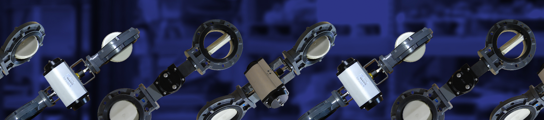 Dual Automated PVC Butterfly Valves
